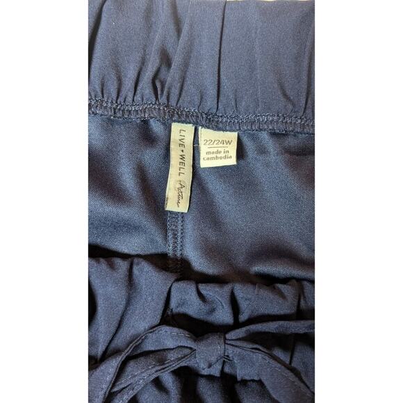 Live & Well Active Plus Size 22-24 Ñavy Blue Skort EUC - Picture 4 of 7